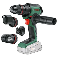 Bosch AdvancedDrill 18V-80 akkus fúró-csavarozó adapterekkel, 18V, 13mm (akkuval és töltő nélkül)