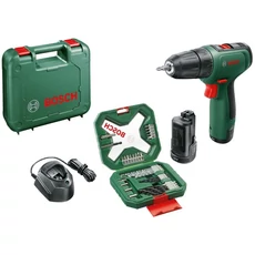 Bosch EasyDrill 1200 akkus fúrócsavarozó kofferban, tartozékokkal 12V, 10mm (2db 1.5Ah akkuval és töltővel)