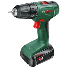 Bosch EasyDrill 18V-40 akkus fúrócsavarozó kofferban, 18V, 13mm (2Ah akkuval és töltővel)
