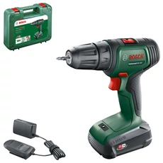 Bosch Universal Drill 18V akkus fúró-csavarozó kofferben, 18V, 10mm (1.5Ah akkuval és töltővel)