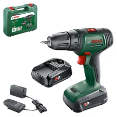 Bosch UniversalDrill 18V akkus fúrócsavarozó kofferben, 18V, 10mm (2x1.5Ah akkuval és töltővel) Bosch UniversalDrill 18V akkus fúrócsavarozó kofferben, 18V, 10mm (2x1.5Ah akkuval és töltővel)