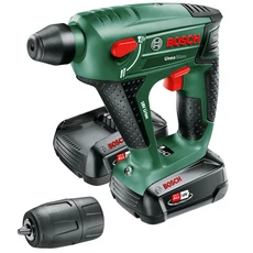 Bosch Uneo Maxx akkus fúrókalapács kofferban, SDS-Quick, 18V, (2db 2.5Ah akkuval és töltővel)