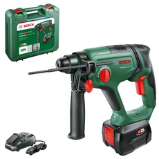 Bosch Universal Hammer akkus fúrókalapács kofferban, SDS-Plus, 18V, (4Ah akkuval és töltővel) Bosch Universal Hammer akkus fúrókalapács kofferban, SDS-Plus, 18V, (4Ah akkuval és töltővel)