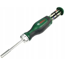 Bosch racsnis csavarhúzó 12 db-os bitkészlettel, mágneses, 50Nm