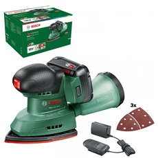 Bosch EasySander 18V-8 akkus multicsiszoló, 18V (2Ah akkuval és töltővel)