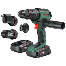 Bosch AdvancedImpact 18V-80 akkus ütvefúró adapterekkel, 18V, 13mm (2x2.5Ah akkuval és töltővel) Bosch AdvancedImpact 18V-80 akkus ütvefúró adapterekkel, 18V, 13mm (2x2.5Ah akkuval és töltővel)