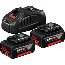 Bosch GBA akku és töltő, 18V, 2x5Ah