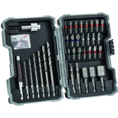 Bosch Pro-Mix fémfúró-, dugókulcs és csavarbit készlet, 35db Bosch Pro-Mix fémfúró-, dugókulcs és csavarbit készlet, 35db