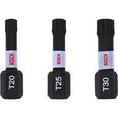 Bosch Impact Control csavarbit készlet, 25mm, T20-T30, 3db