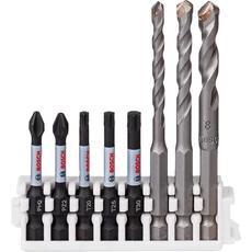 Bosch Impact Control csavarbit és csempefúró készlet, 8db