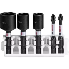 Bosch Impact Control csavarbit és dugókulcs készlet, 50mm, 5db