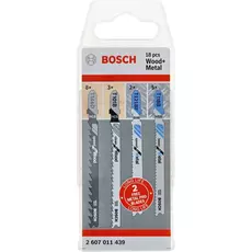 Bosch kezdő dekopírfűrészlap készlet fához és fémhez, 18db