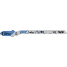 Bosch T118EOF Flexible for Metal dekopírfűrészlap, T-befogás, 83mm, 5db