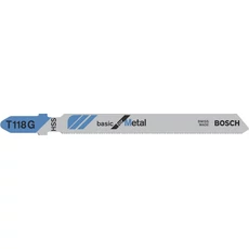Bosch T118G Basic for Metal dekopírfűrészlap, T-befogás, 92mm, 5db
