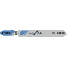 Bosch T118GFS Basic for Inox dekopírfűrészlap, T-befogás, 83mm, 5db