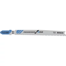 Bosch T123XF Progressor for Metal dekopírfűrészlap, T-befogás, 100mm, 25db
