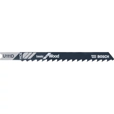 Bosch U111D Basic for Wood dekopírfűrészlap, U-befogás, 92mm, 4mm, 3db