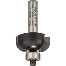 Bosch Standard for Wood homorulatmaró vezető golyóscsapággyal, 8x36.7x15.6mm, R12mm