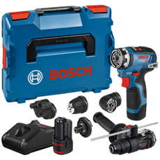 Bosch GSR 12V-35 FC akkus fúrócsavarozó készlet, 12V, 10mm (2x3Ah akkuval és töltővel)