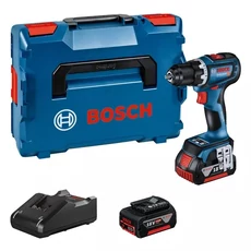 Bosch GSR 18V-90 C akkus fúrócsavarozó kofferban, 18V, 13mm (2db 5Ah akkuval és töltővel)