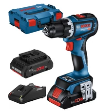 Bosch GSR 18V-90 C akkus fúrócsavarozó kofferban, ProCore, 18V, 13mm (2db 4Ah akkuval és töltővel)