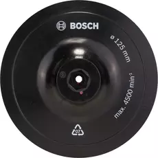 Bosch tépőzáras gumitányér fúrógépekhez, 12.5cm, 8mm
