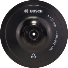 Bosch tépőzáras gumitányér fúrógépekhez, 12.5cm, 8mm