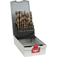 Bosch Pro Box fémfúrószár készlet, hengeres, HSS-Co, 1-13mm, 25db
