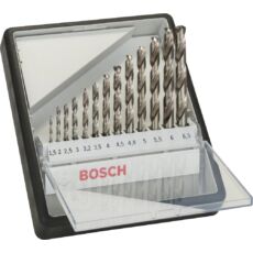 Bosch Robust Line fémfúrószár készlet, hengeres, HSS-G, 1.5-6.5mm, 13db