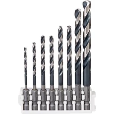 Bosch Impact Control fémfúrószár készlet, HSS, HEX, 1/4&quot;, 2.5-8.5mm, 8db