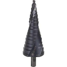 Bosch lépcsős fúrószár, 16 lépcsős, háromlapú, HSS-AlTiN, M10-M40