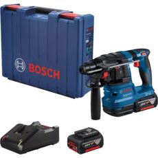Bosch GBH 185-LI akkus fúrókalapács kofferben, SDS Plus, 18V (2x4Ah akkuval és töltővel)