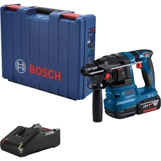 Bosch GBH 185-LI akkus fúrókalapács kofferben, SDS Plus, 18V (4Ah akkuval és töltővel)