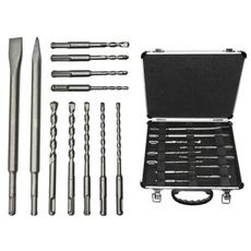 Bosch véső- és fúrószár készlet kofferben, SDS Plus-1, 11db