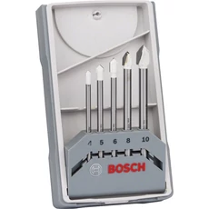 Bosch CYL-9 SoftCeramic csempefúrószár készlet, hengeres, 4-10mm, 5db