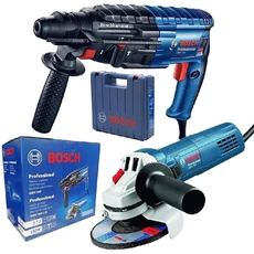 Bosch GBH 240 SDS Plus fúrókalapács és GWS 750 115mm sarokcsiszoló