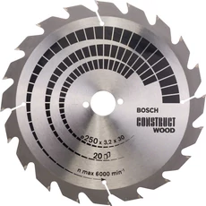 Bosch Construct Wood körfűrészlap asztali fűrészgéphez, szegelt fára, 500x30mm, 36fog