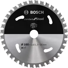 Bosch Standard for Steel körfűrészlap akkus kézi fűrészgéphez, 160x20mm, 36fog