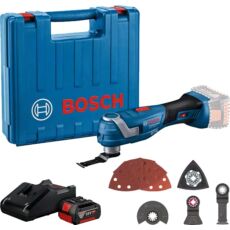 Bosch GOP 185-LI akkus multifunkciós gép, 18V (4Ah akkuval és töltővel)