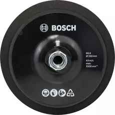 Bosch tépőzáras gumitányér a GPO 14 CE polírozógéphez, M14, 150mm