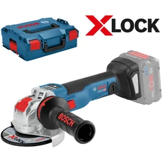 Bosch GWX 18V-10 SC akkus sarokcsiszoló kofferben, X-LOCK, 18V, 125mm (akku és töltő nélkül)