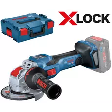 Bosch GWX 18V-15 SC akkus sarokcsiszoló kofferben, X-LOCK, 18V, 125mm (akku és töltő nélkül)