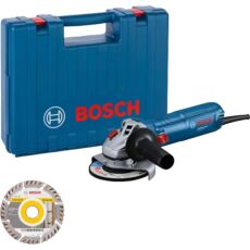 Bosch Professional GWS 12-125 sarokcsiszoló kofferban, 1.2kW, 125mm