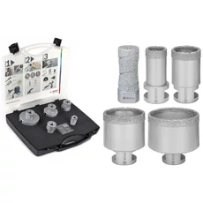 Bosch Dry Speed gyémánt körkivágó készlet sarokcsiszolóhoz, M14, 25-68x35mm, 5db