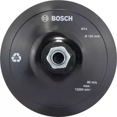 Bosch tépőzáras csiszolótányér sarokcsiszolóhoz, M14, 125mm
