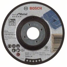 Bosch Best for Metal csiszolótárcsa sarokcsiszolóhoz, hajlított, 115x7mm