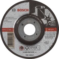 Bosch Expert for Inox csiszolótárcsa sarokcsiszolóhoz, hajlított, 230x6mm