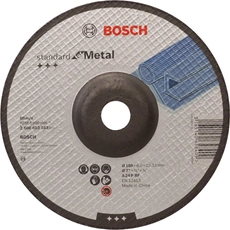 Bosch Standard for Metal csiszolótárcsa sarokcsiszolóhoz, hajlított, 230x6mm