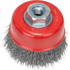 Bosch Clean for Metal fazékkefe csiszológéphez, M14, acél, hullámos, 0.3x70mm