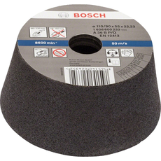 Bosch kúpos fazékkorong fémre, sarokcsiszolóhoz, 110mm, P60